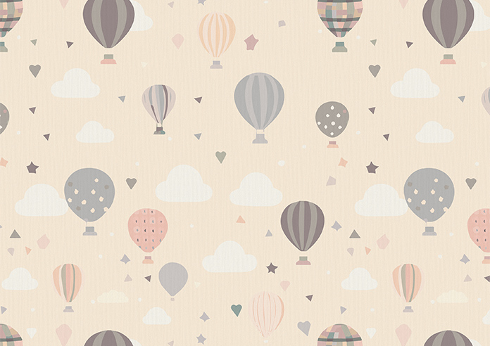 Balloon Festival, Soft Cream - Made to Measure Curtains - Image 8